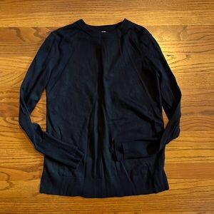 Lululemon mixed fabric sweater.